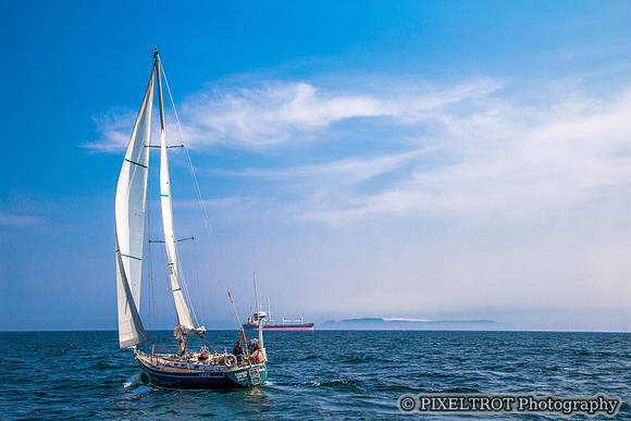 Sailing on Lake Superior, Thunder Bay