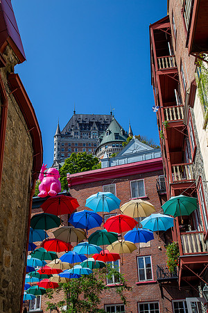 Umbrella Alley - Quebec City