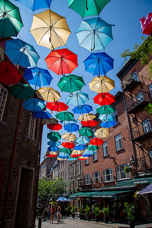 Umbrella Alley - Quebec City